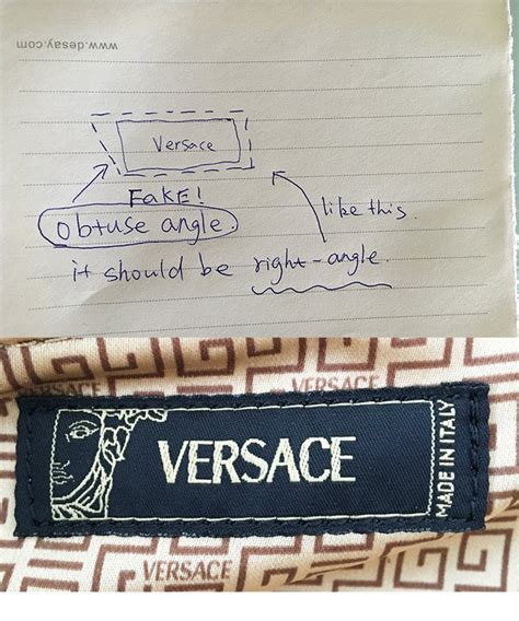 versace label fake|versace clothing label.